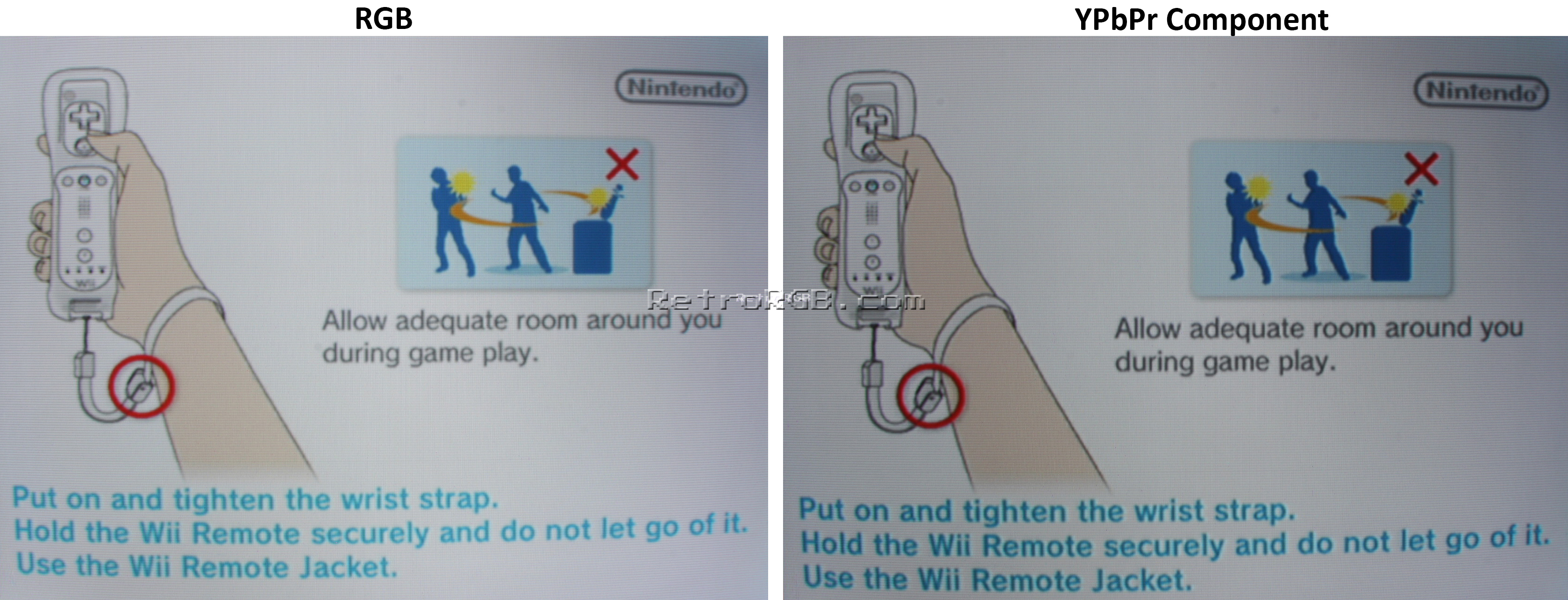 Cartas credenciales Escuela primaria Miguel Ángel Wii RGB vs Wii Component | RetroRGB