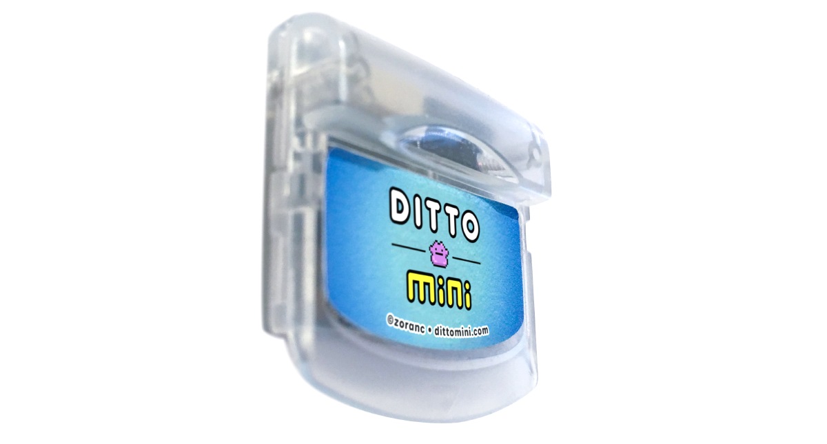 Ditto Mini Cartridge Shell for the Pokémon Mini