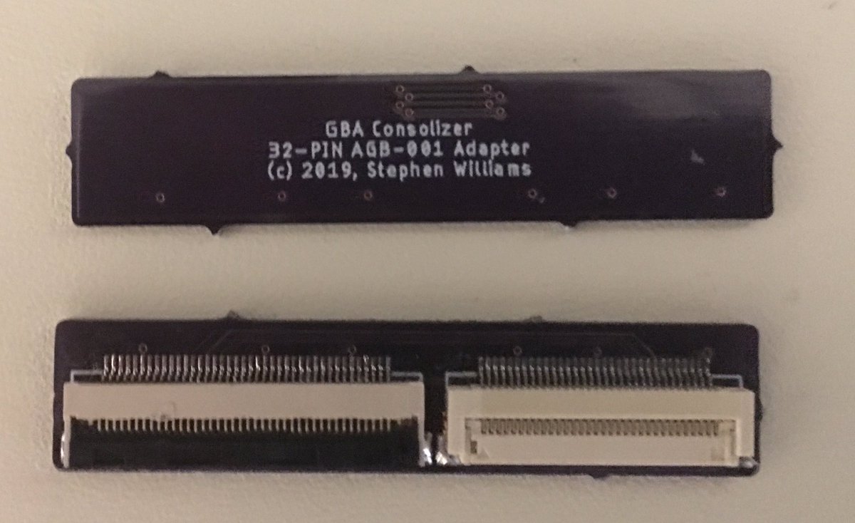 32-Pin Adapter created for the GBA Consolizer