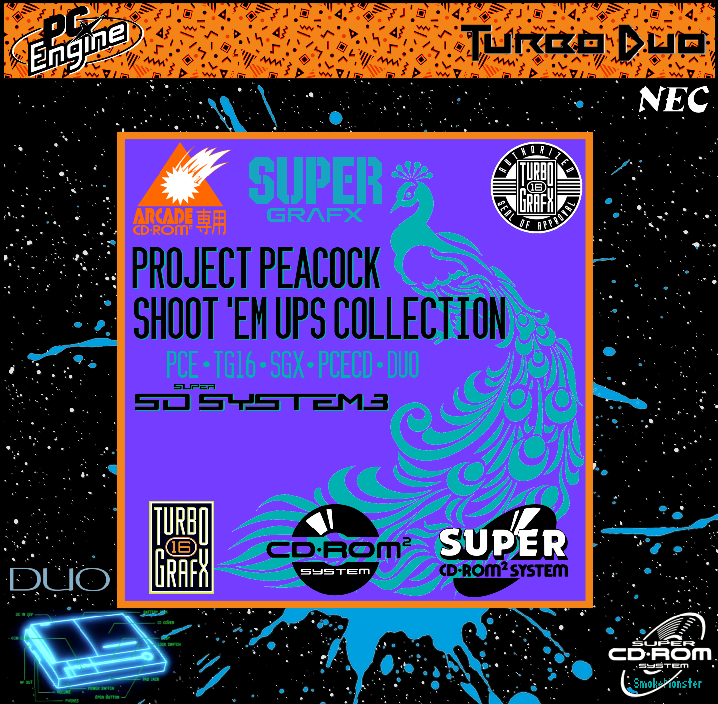 Project Peacock 2.0: Every Shoot ’em Up for the PC Engine Platform (CD, PCE/TG16, SGX)