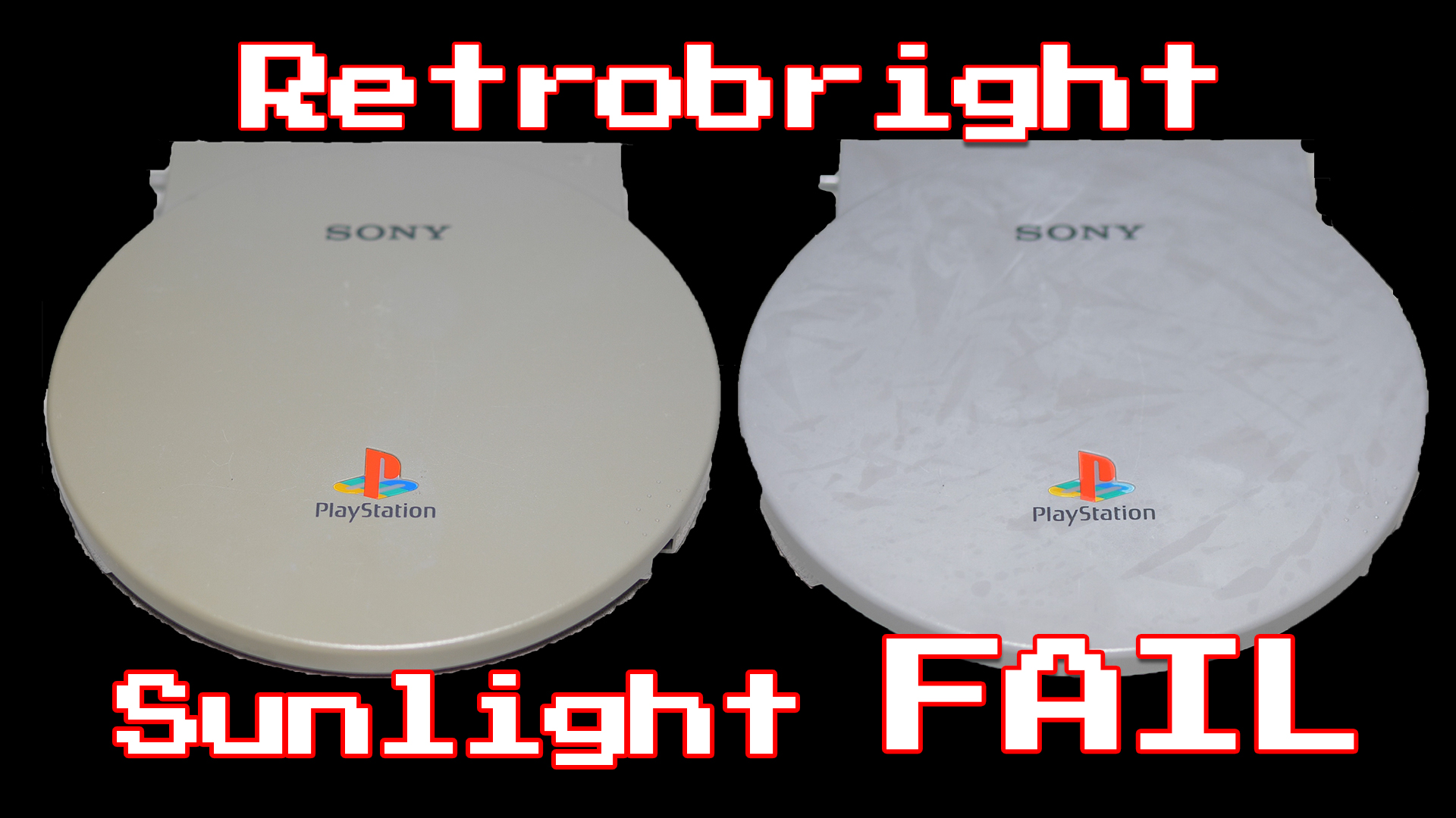 Retrobright Experiment Pt 1: Sunlight