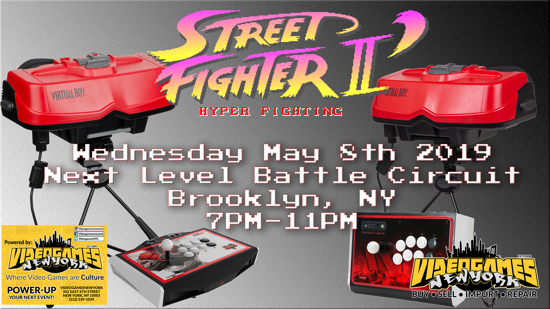 Virtual Boy Hyper Fighting LIVE NYC Event RetroRGB