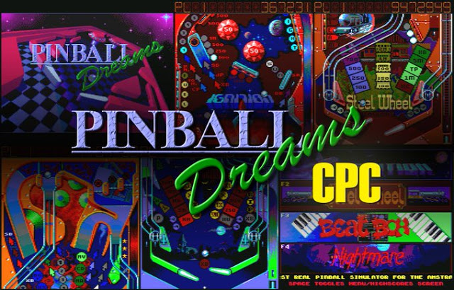 Pinball Dreams Available Now! For Amstrad CPC